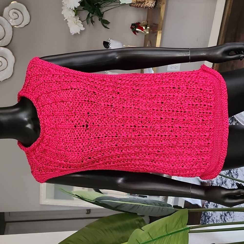 Anthropologie MOTH knit top. Pink, Size(L)